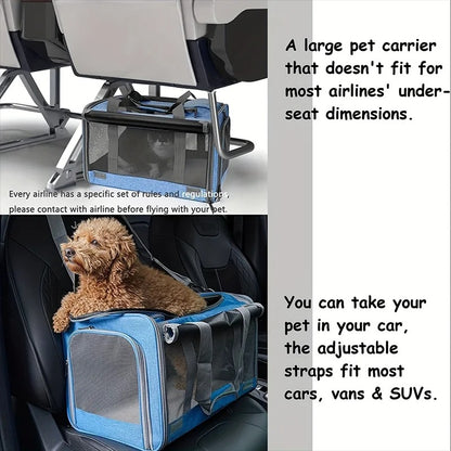Breathable Mesh Cat Transport Bag